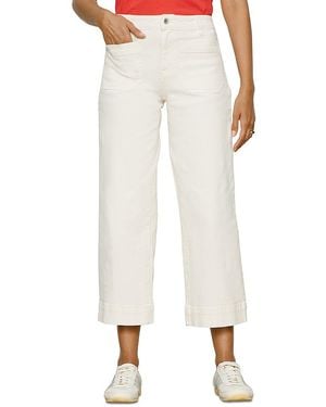 Sanctuary The Marine Cropped Wide Leg Pants - White