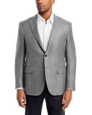 Canali Sienna Melange Solid Regular Fit Sport Coat - Gray