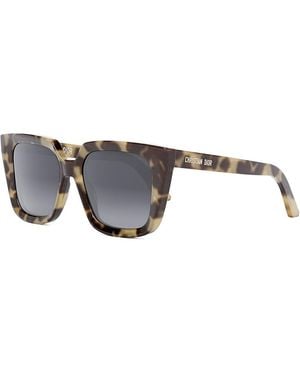 Dior Midnight S1I Geometric Sunglasses, 53Mm - Gray