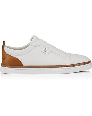 Christian Louboutin Marcontonio Cl Slip On Sneakers - White