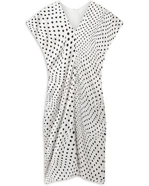 Stella McCartney V Neck Midi Dress - White