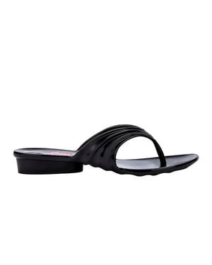 Melissa Flip Flop + Diesel Sandals - Black