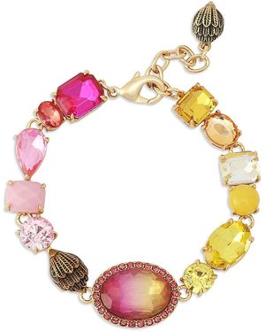 Kurt Geiger Signature Eagle Stone Statement Bracelet - Pink