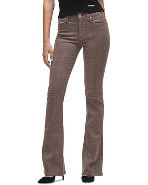 Hudson Jeans Barbara High Rise Bootcut Jeans - Gray