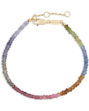 Shashi Natasha Gemstone Bracelet - Metallic