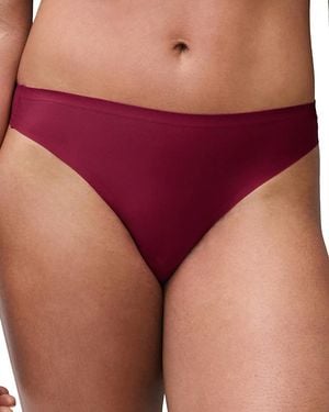 Chantelle Soft Stretch One-Size Seamless Thong - Red