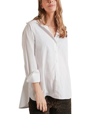 Nom Maternity The Weekday Maternity & Nursing Shirt - White