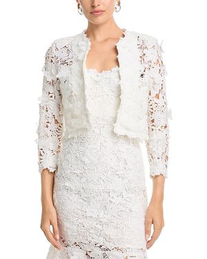 Generation Love Myra 3D Butterfly Lace Jacket - White