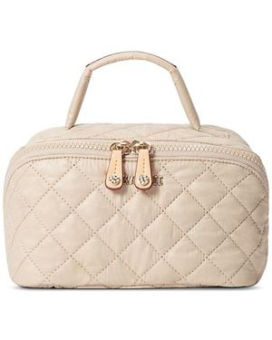 MZ Wallace Accordion Cosmetic Bag - Natural