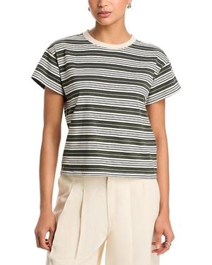 Rag & Bone Kelly Stripe Boxy Jersey Tee - Multicolor