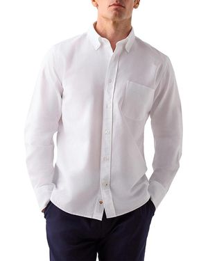 Robert Talbott Harrison Button Down Oxford Shirt - Gray