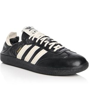 adidas X Song For The Mute Samba Og Leather Low Top Sneakers - Black