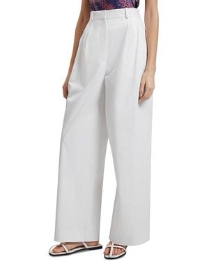 Ted Baker Zozia Pleat Front High Waisted Pants - Gray