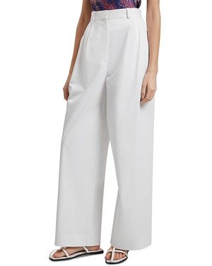 Ted Baker Zozia Pleat Front High Waisted Pants - Gray