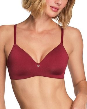 Wacoal Baseline Wirefree Contour Nylon Stretch Blend T-Shirt Bra - Red