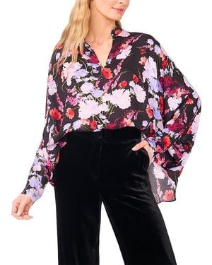 Ted Baker Amy High Neck Blouse - Blue