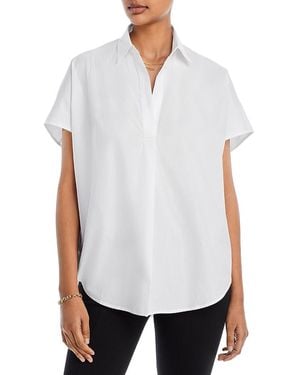 French Connection Cele Rhodes Poplin Top - White