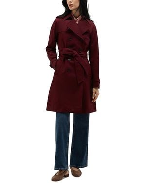 Hobbs Skylar Trench Coat - Red