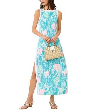 Lilly Pulitzer Eleanora Maxi Shift Romper - Blue