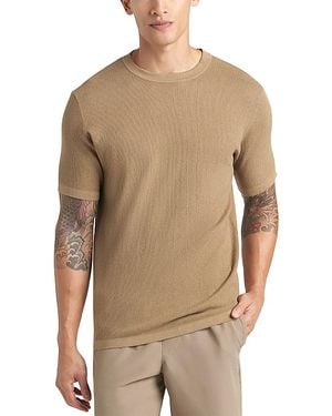 Goodlife Mini Waffle Knit Crew - Natural