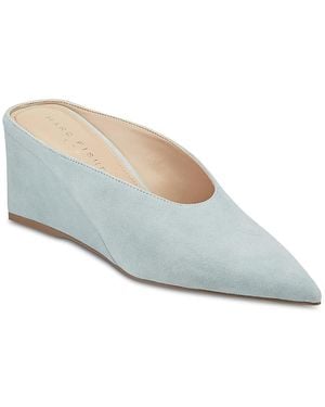 Marc Fisher Malley Pointed Toe Dress Mules - White