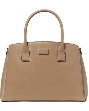 Kate Spade Serena Saffiano Leather Satchel - Natural