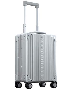 ALEON 20 Aluminum Vertical Spinner Carry On Suitcase - Gray