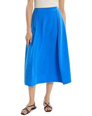 Theory Parachute Midi Skirt - Blue