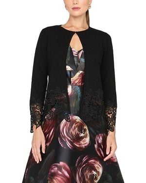 Kay Unger Noelle Emellished Cardigan - Black