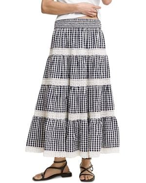 Nobody's Child Leonor Tiered Skirt - Blue