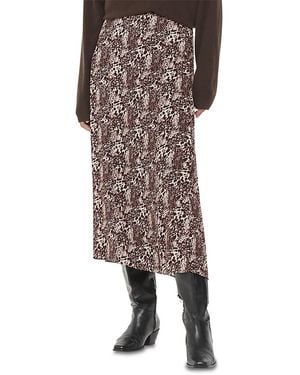 Whistles Micro Wrap Skirt - Multicolor