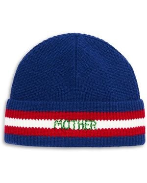 Mother The Beanie Knit Hat - Blue