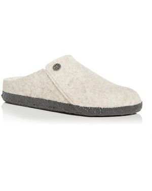 Birkenstock Zermatt Shearling Clogs - White