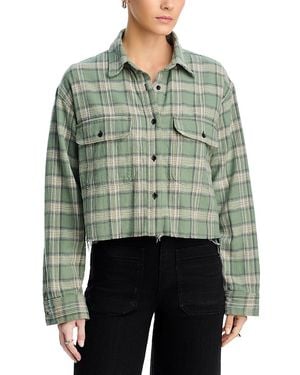 ASKK NY Crosby Flannel Shirt - Green