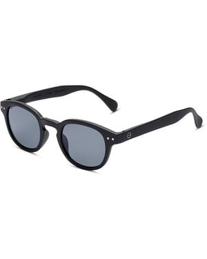 Izipizi Round Reading #C Sunglasses, 47Mm - Black