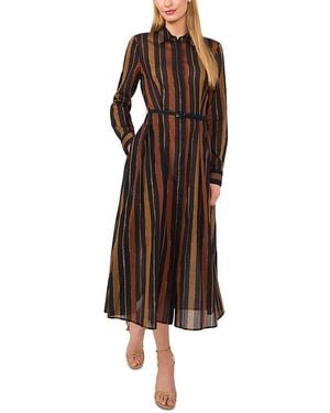 Ted Baker Brionne Midi Shirt Dress - Brown