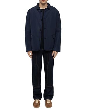 Zadig & Voltaire Kleo Padded Tech Button Jacket - Blue