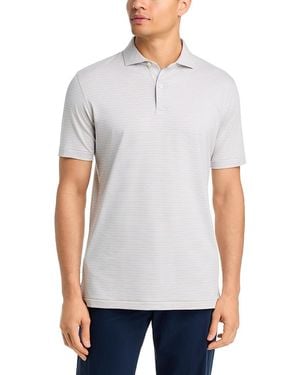 Peter Millar Crown Crafted Tailored Fit Keynote Performance Jersey Polo - White