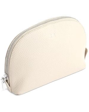 ROYCE New York Compact Cosmetic Makeup Bag - Natural