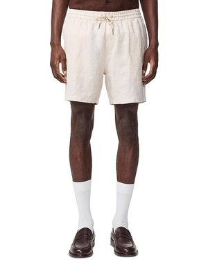 NN07 Gregor 1454 Relaxed Fit Linen Shorts - Natural