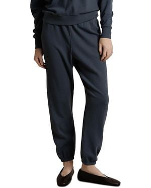 PERFECTWHITETEE Johnny Speckled French Terry Sweatpants - Blue