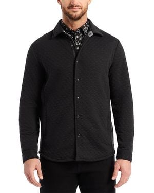 Robert Graham Downey Knit Shirt Jacket - Black
