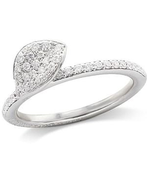 Pasquale Bruni 18K Petit Garden Diamond Petal Ring - White