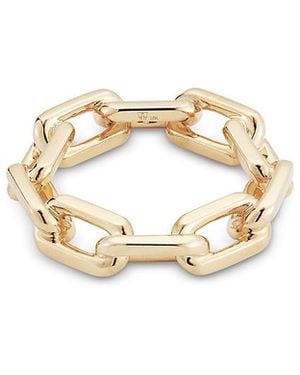 WALTERS FAITH 18K Saxon Large Chain Link Ring - White