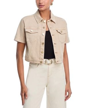 L'Agence Kirstie Crop Jacket - Natural