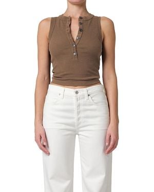 Citizens of Humanity Caralyn Tank Top - Brown