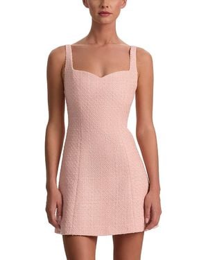 Alice + Olivia Eve Sweetheart Neck Mini Dress - Pink