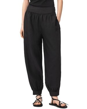 AllSaints Harrie Adjustable Hem Pants - Black