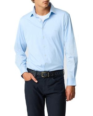 Rodd & Gunn Ascot Park Long Sleeve Slim Fit Shirt - Blue