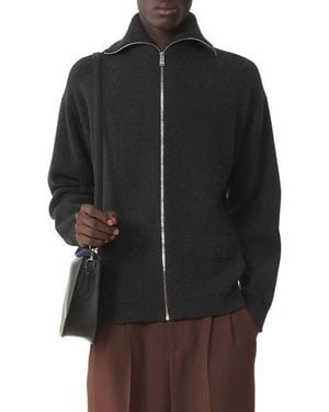 Lanvin Cashmere Zip Cardigan - Black